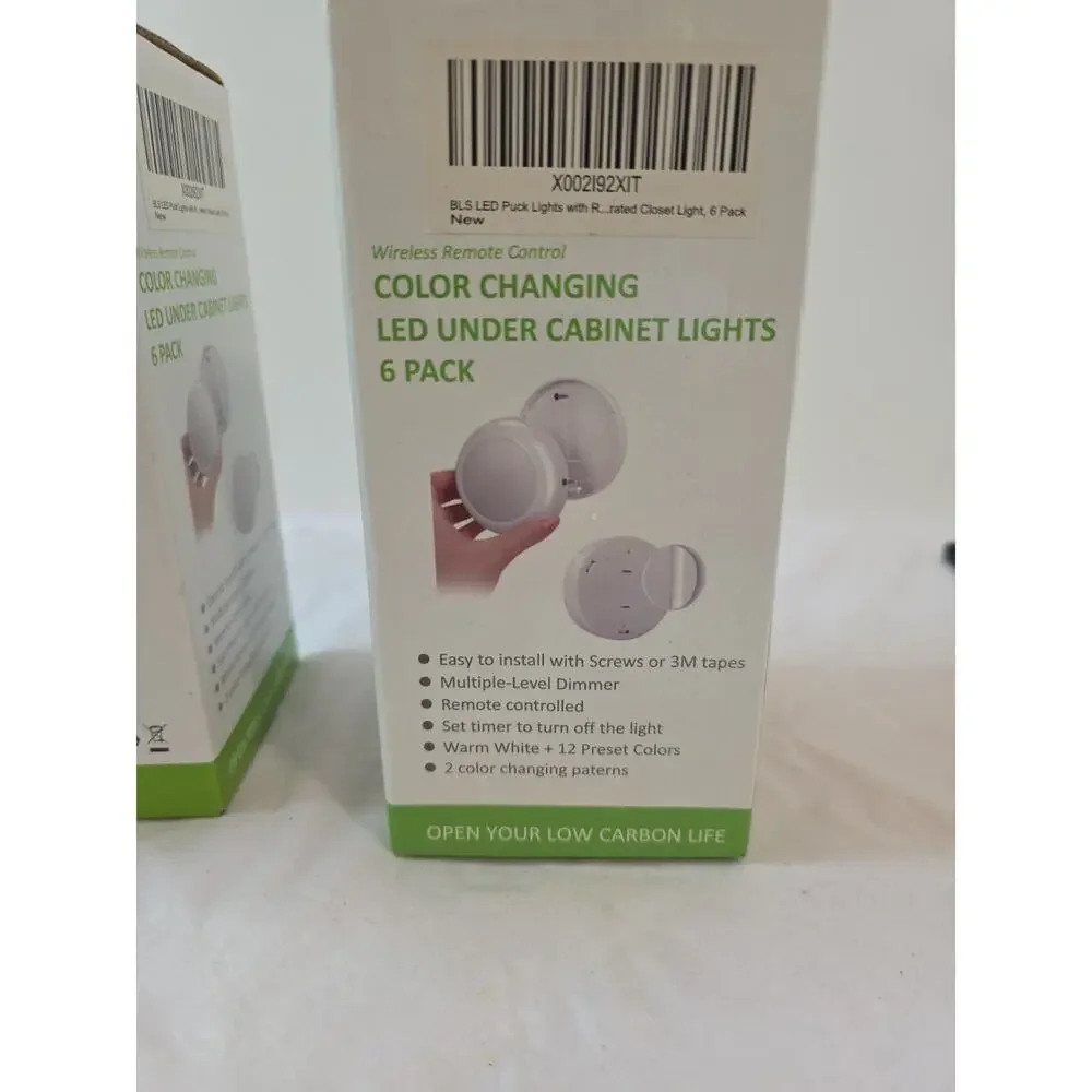 Bliss Better Lifestyles Remote Control Color Changing Led Under Cabinet Lights 6